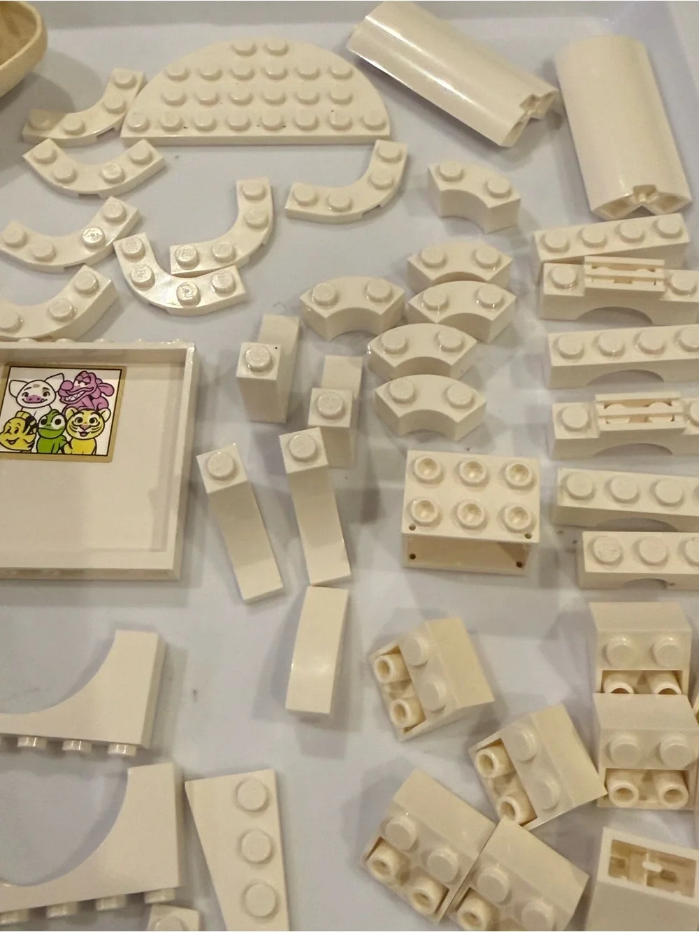 LEGO white Tonka boat pieces parts blocks elements lot